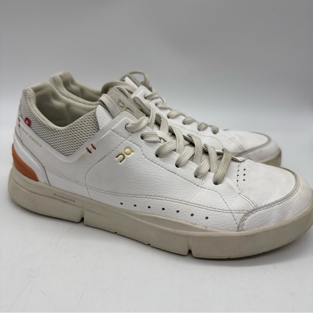 On Running Running Women’s White Leather Low-Top Sneakers